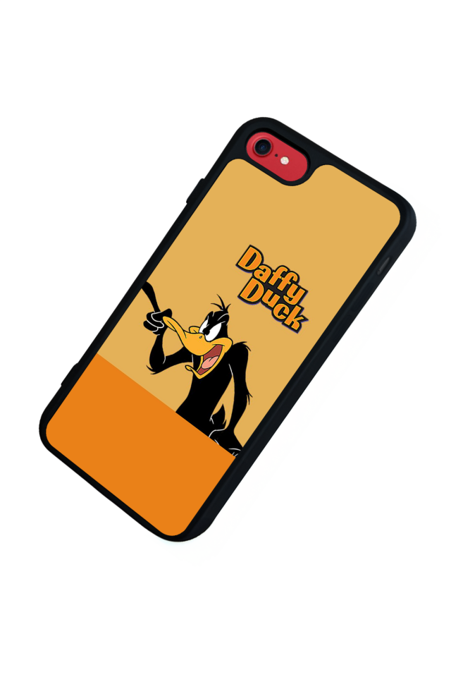 iPhone SE Uyumlu Daffy duck Tasarımlı Glossy Premium Kılıf