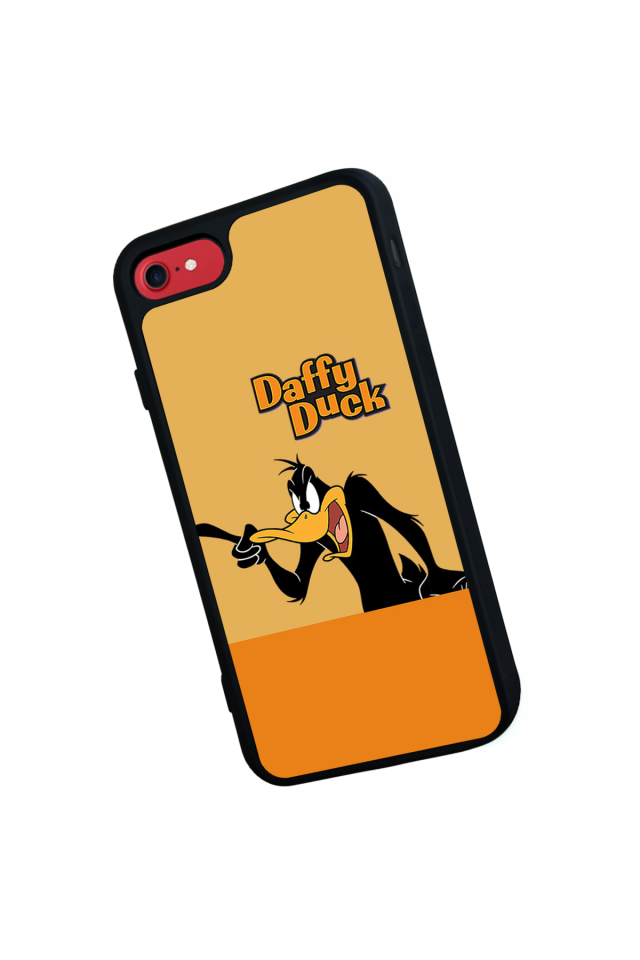 iPhone SE Uyumlu Daffy duck Tasarımlı Glossy Premium Kılıf