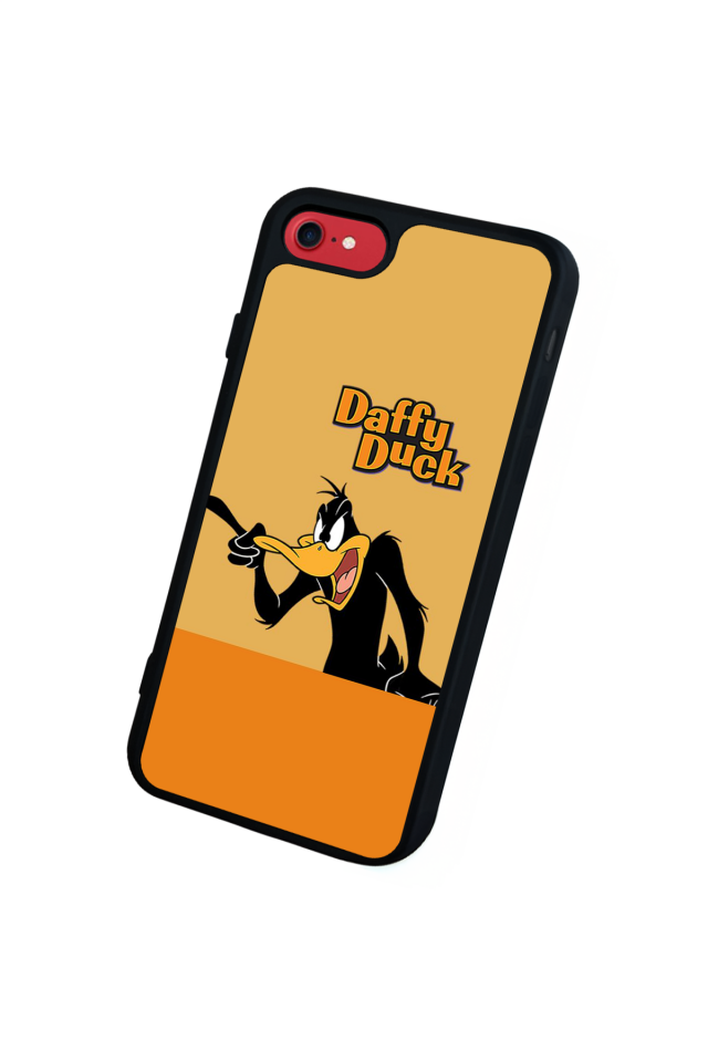 iPhone SE Uyumlu Daffy duck Tasarımlı Glossy Premium Kılıf