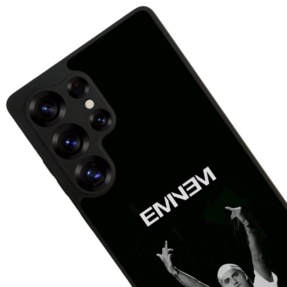 Samsung Galaxy S25 Ultra Uyumlu Eminem Tasarımlı Glossy Premium Kılıf