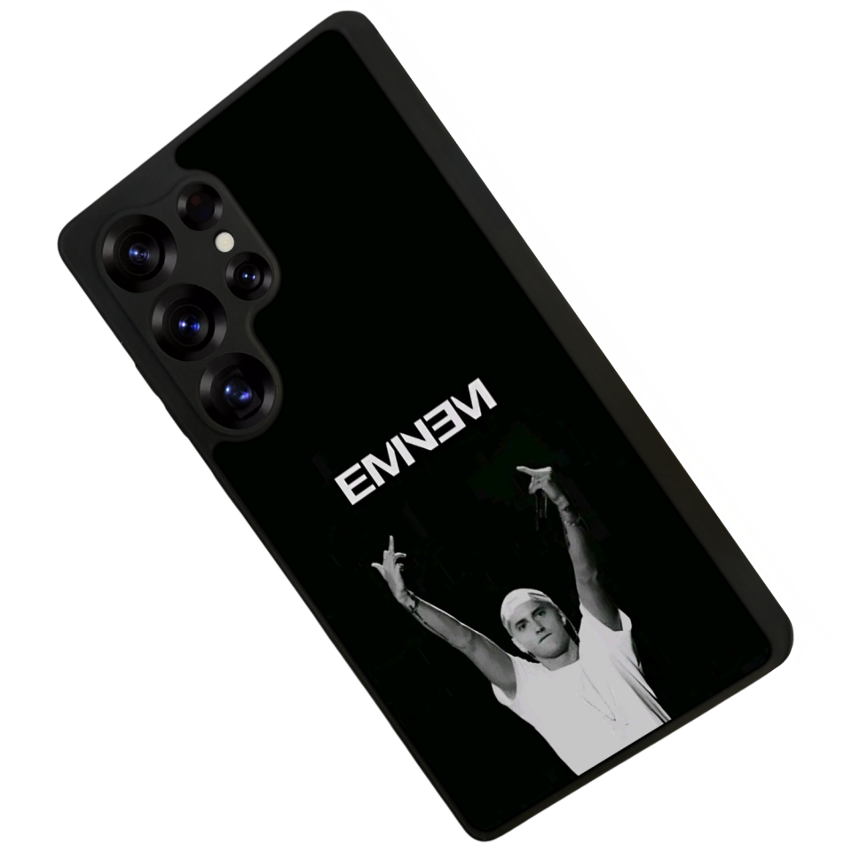Samsung Galaxy S25 Ultra Uyumlu Eminem Tasarımlı Glossy Premium Kılıf