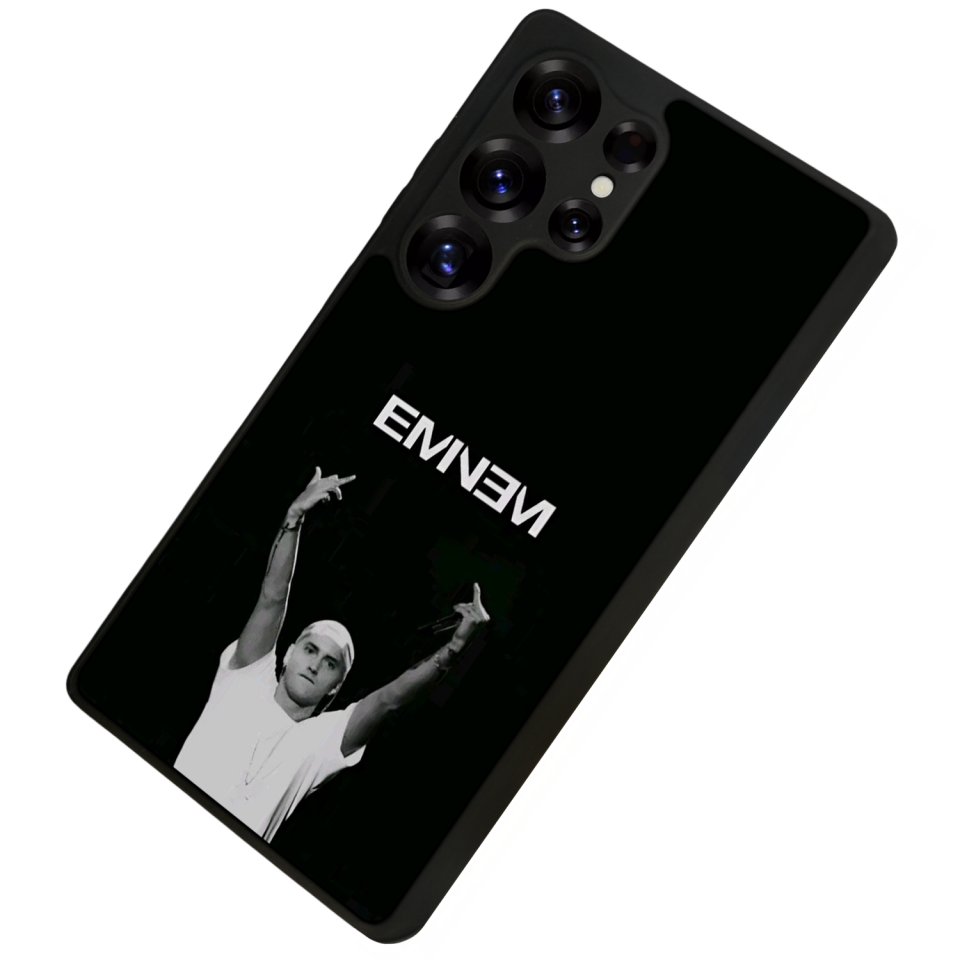 Samsung Galaxy S25 Ultra Uyumlu Eminem Tasarımlı Glossy Premium Kılıf