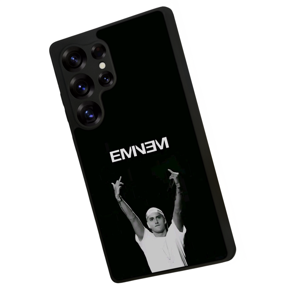 Samsung Galaxy S25 Ultra Uyumlu Eminem Tasarımlı Glossy Premium Kılıf