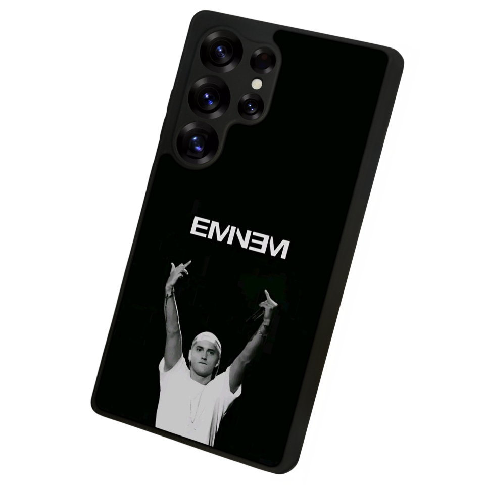 Samsung Galaxy S25 Ultra Uyumlu Eminem Tasarımlı Glossy Premium Kılıf
