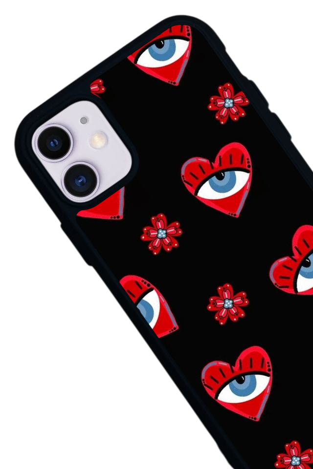 iPhone 11 Uyumlu Göz Tasarımlı Glossy Premium Kılıf