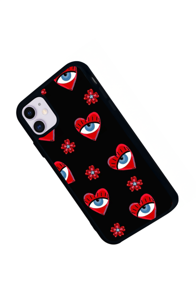 iPhone 11 Uyumlu Göz Tasarımlı Glossy Premium Kılıf