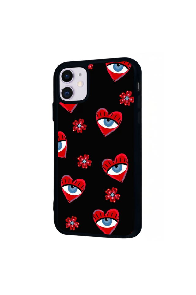 iPhone 11 Uyumlu Göz Tasarımlı Glossy Premium Kılıf