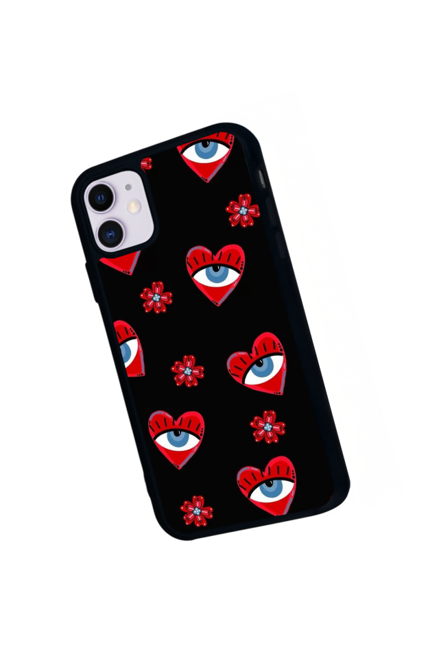 iPhone 11 Uyumlu Göz Tasarımlı Glossy Premium Kılıf