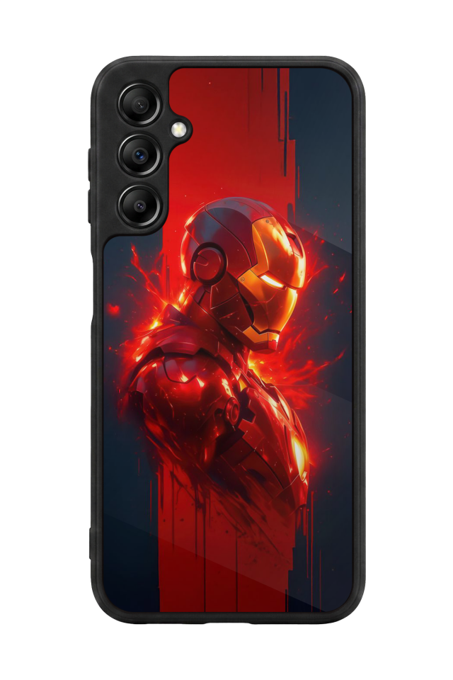 Samsung Galaxy A14 Uyumlu  Iron Man ( Demir Adam ) Tasarımlı Glossy Premium Kılıf
