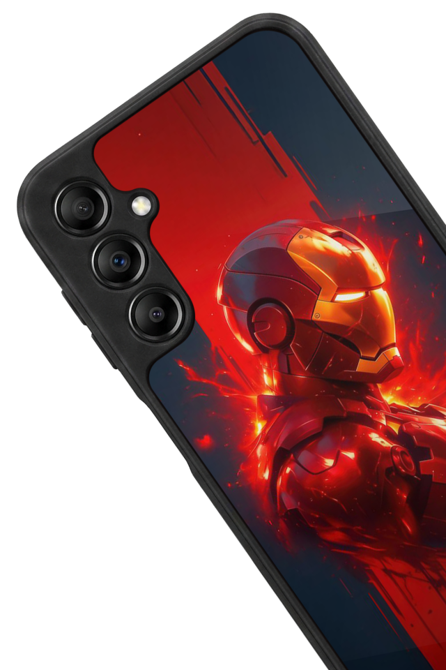 Samsung Galaxy A14 Uyumlu  Iron Man ( Demir Adam ) Tasarımlı Glossy Premium Kılıf