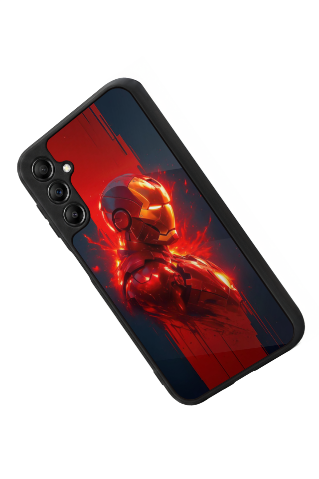 Samsung Galaxy A14 Uyumlu  Iron Man ( Demir Adam ) Tasarımlı Glossy Premium Kılıf