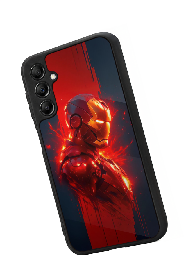Samsung Galaxy A14 Uyumlu  Iron Man ( Demir Adam ) Tasarımlı Glossy Premium Kılıf