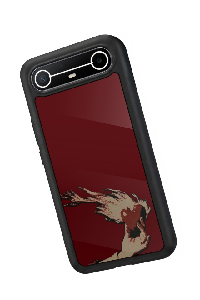 Tecno Spark Slim 5G Uyumlu Kalp Love Tasarımlı Glossy Premium Kılıf