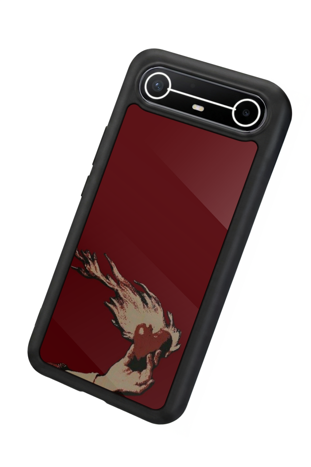 Tecno Spark Slim 5G Uyumlu Kalp Love Tasarımlı Glossy Premium Kılıf