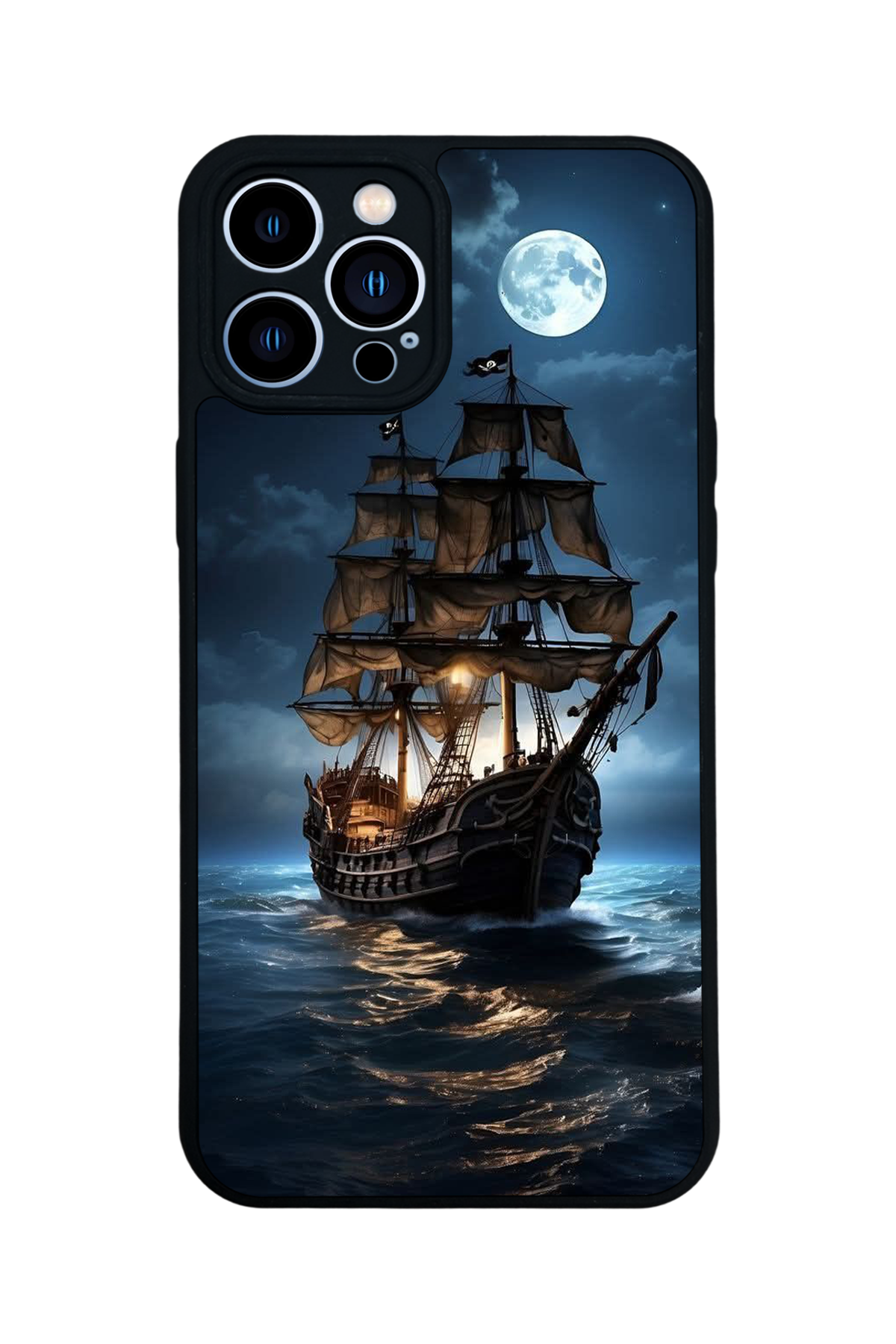 iPhone 13 Pro Max Uyumlu Korsan Tasarımlı Glossy Premium Kılıf