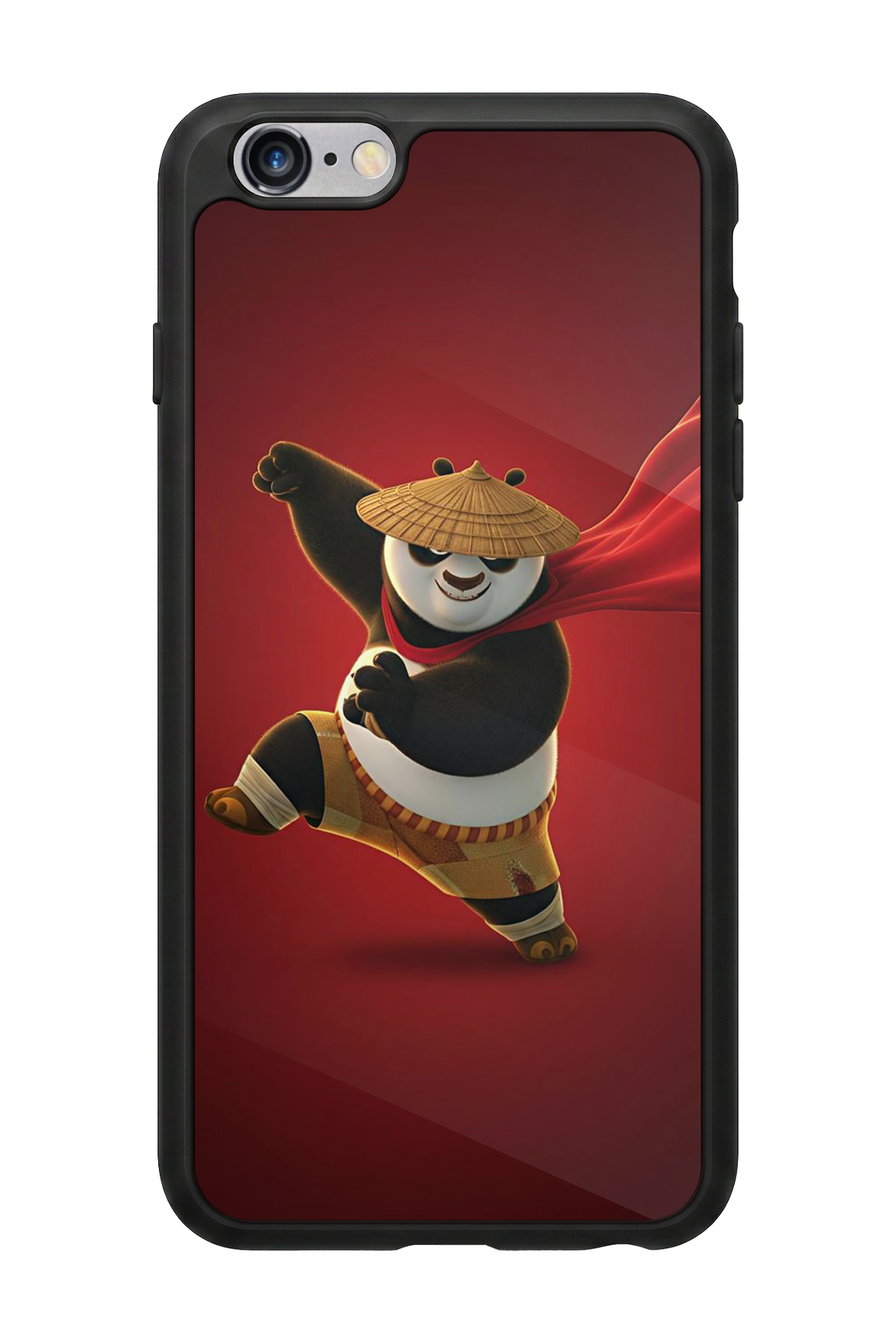 iPhone 6s Plus Uyumlu Kung Fu Panda Tasarımlı Glossy Premium Kılıf