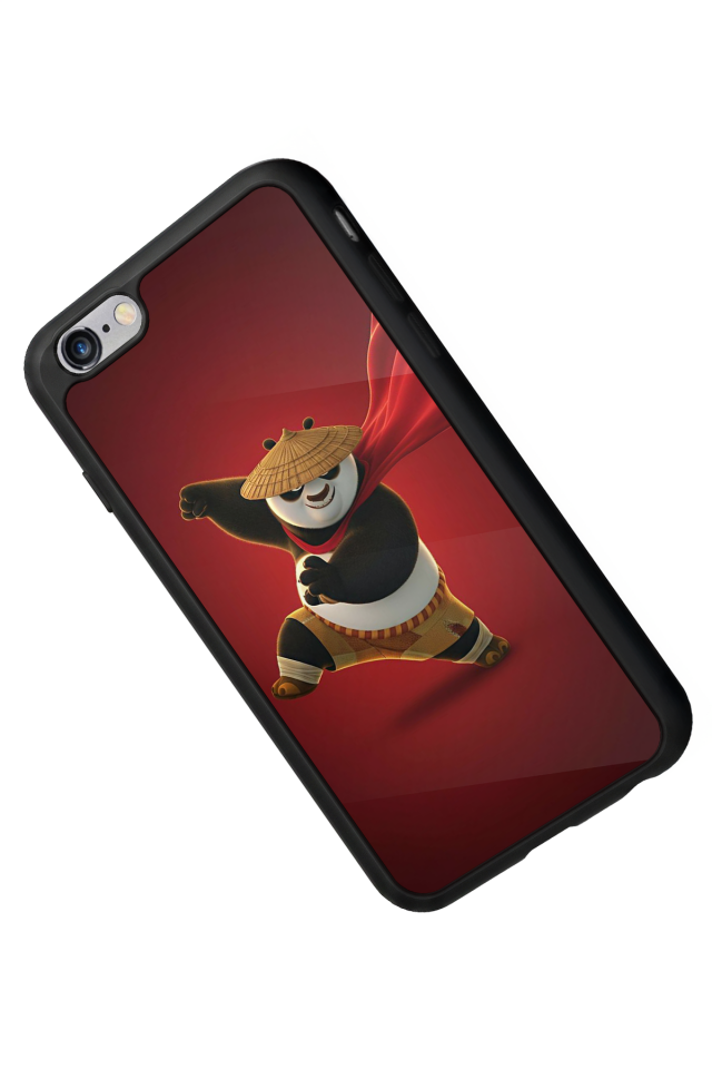 iPhone 6s Plus Uyumlu Kung Fu Panda Tasarımlı Glossy Premium Kılıf