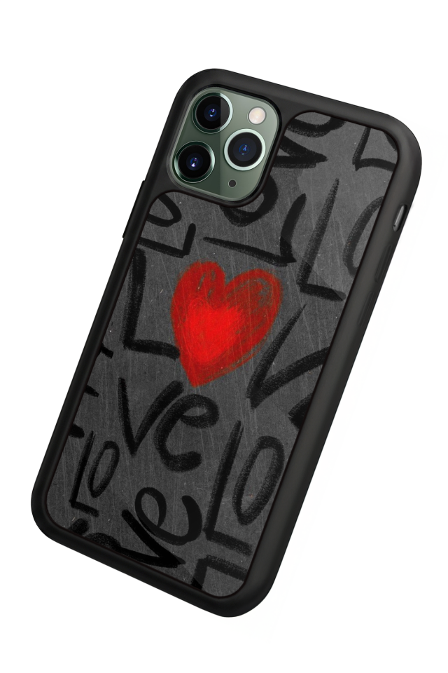 iPhone 11 Pro Max Uyumlu Love Tasarımlı Glossy Premium Kılıf