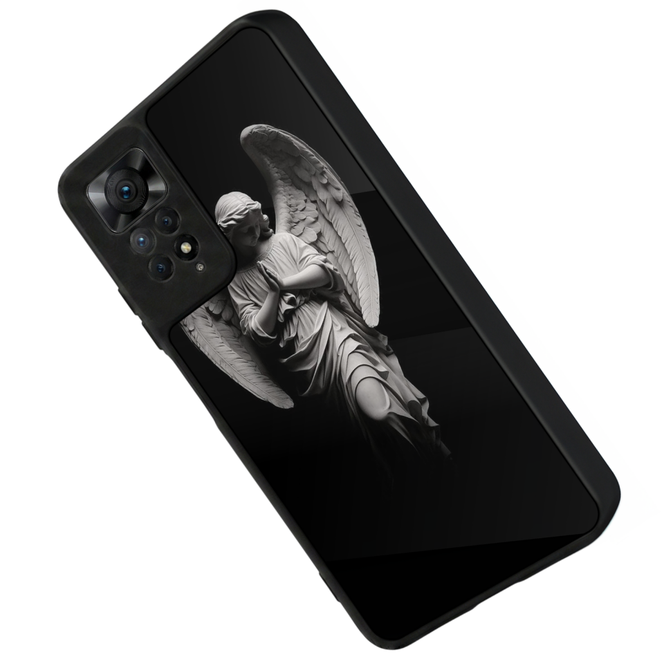 Xiaomi Redmi Note 12 Pro Uyumlu Melek Tasarımlı Glossy Premium Kılıf