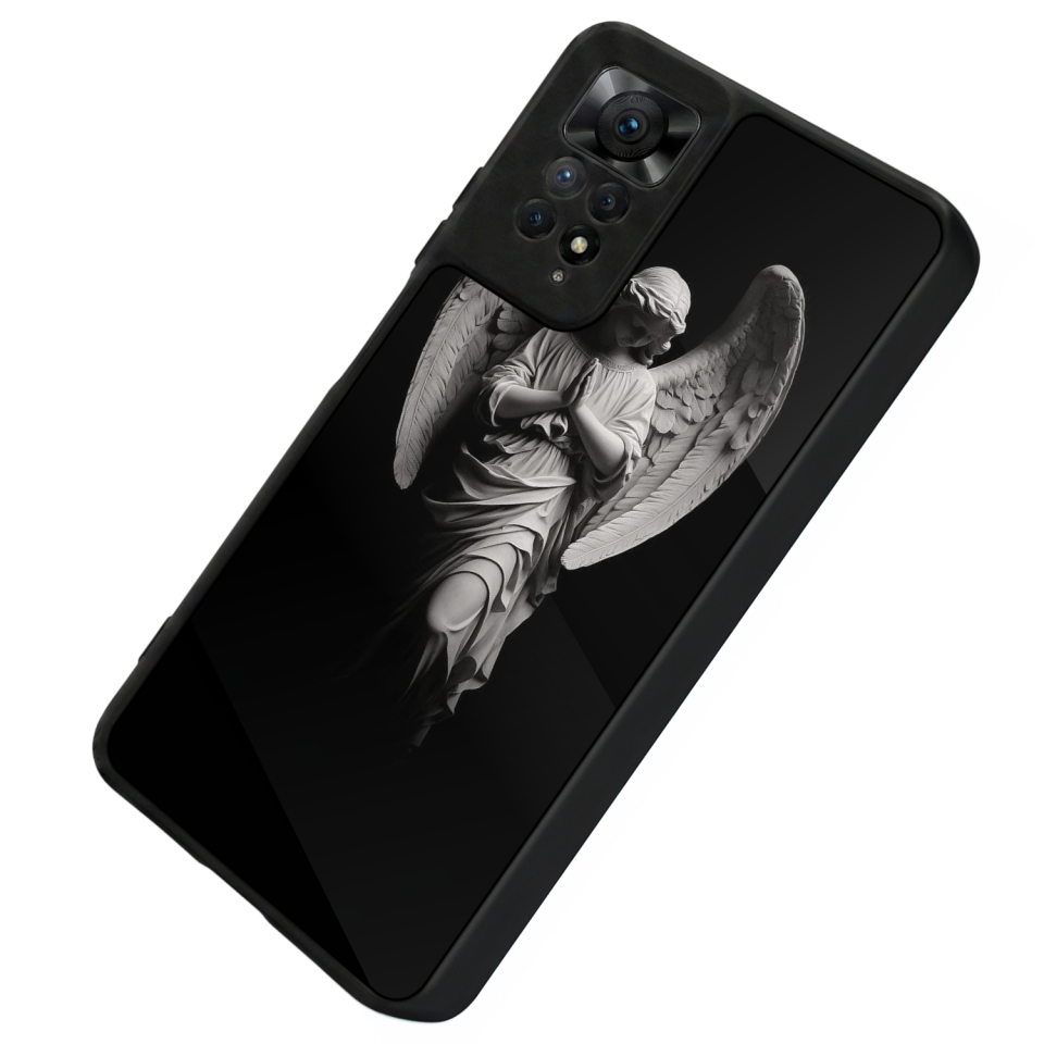 Xiaomi Redmi Note 12 Pro Uyumlu Melek Tasarımlı Glossy Premium Kılıf