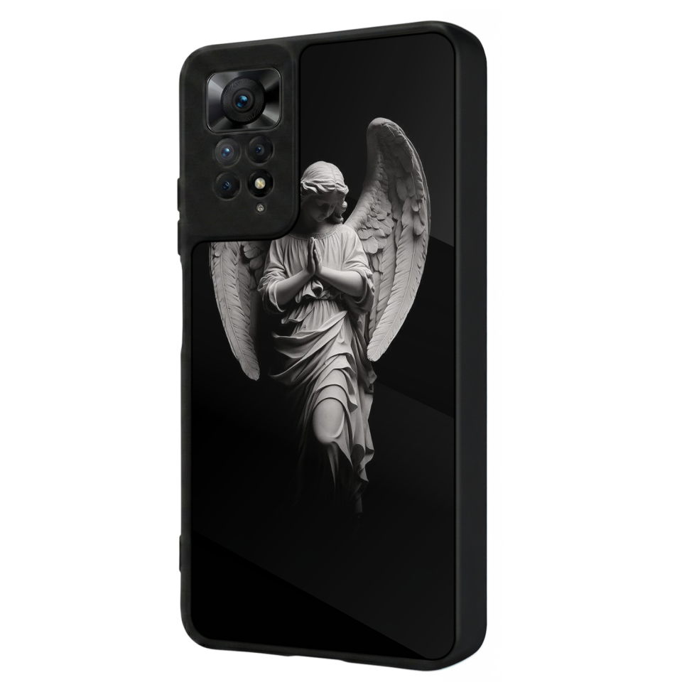 Xiaomi Redmi Note 12 Pro Uyumlu Melek Tasarımlı Glossy Premium Kılıf