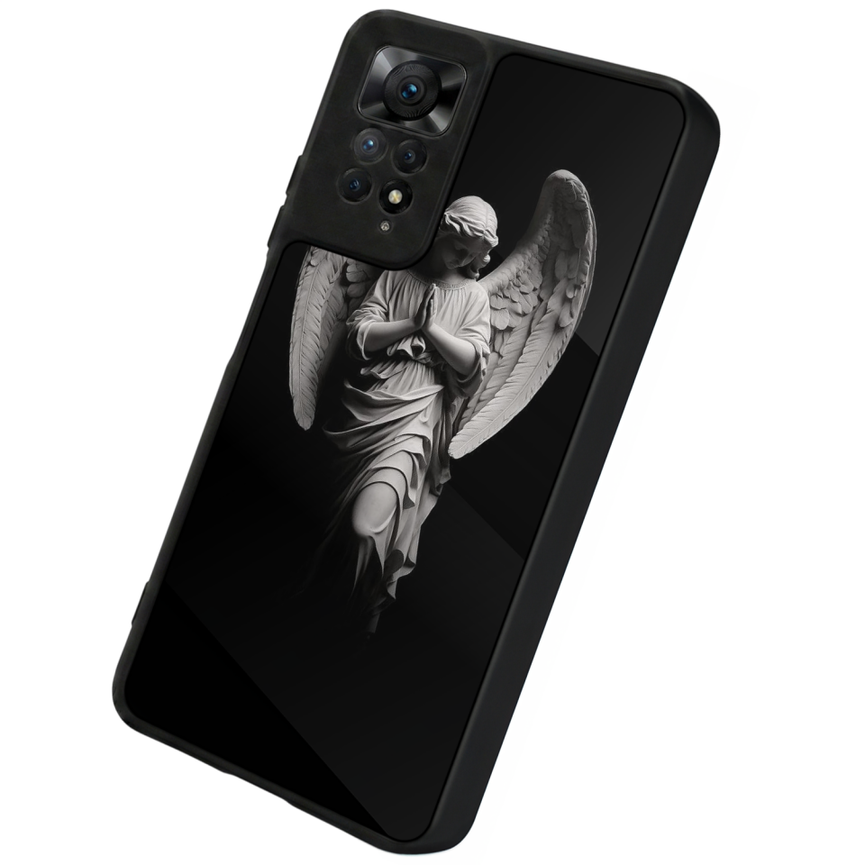 Xiaomi Redmi Note 12 Pro Uyumlu Melek Tasarımlı Glossy Premium Kılıf