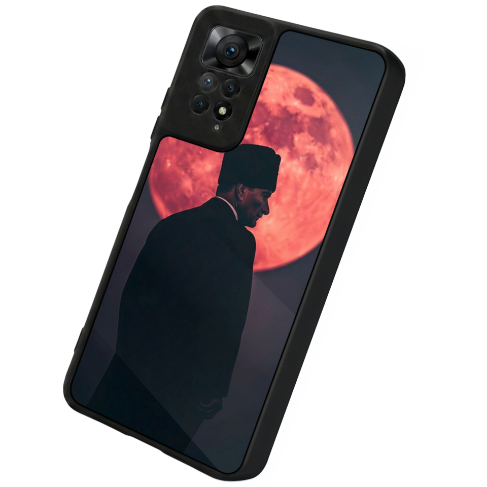 Xiaomi Redmi Note 11 Pro Uyumlu Mustafa Kemal Ataturk Tasarımlı Glossy Premium Kılıf