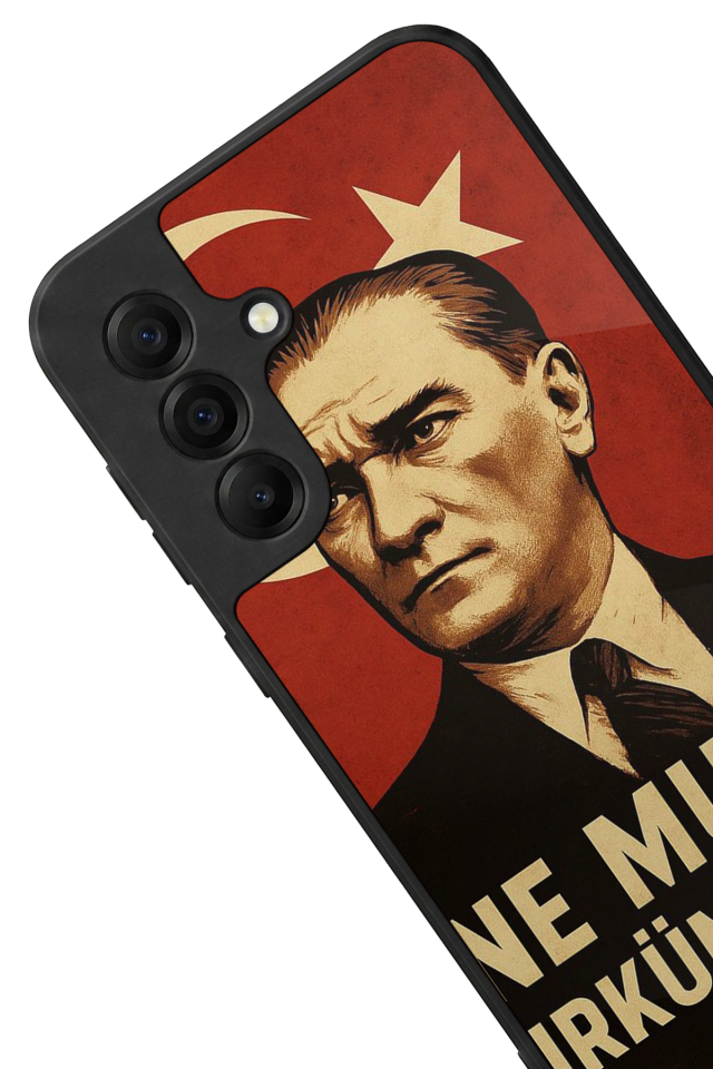 Samsung Galaxy A17 Uyumlu  Mustafa Kemal Ataturk Tasarımlı Glossy Premium Kılıf