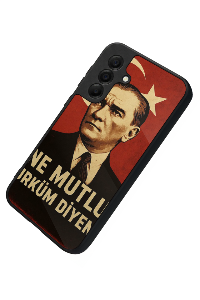 Samsung Galaxy A17 Uyumlu  Mustafa Kemal Ataturk Tasarımlı Glossy Premium Kılıf