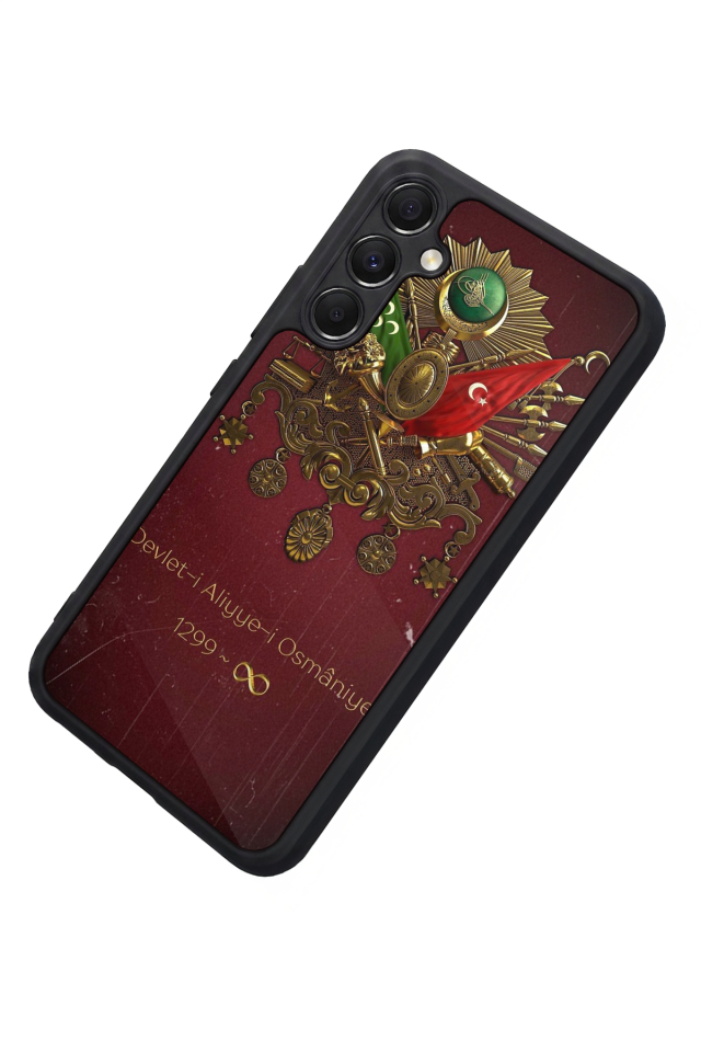 Samsung Galaxy M34 Uyumlu Osmanli Tugrasi Tasarımlı Glossy Premium Kılıf