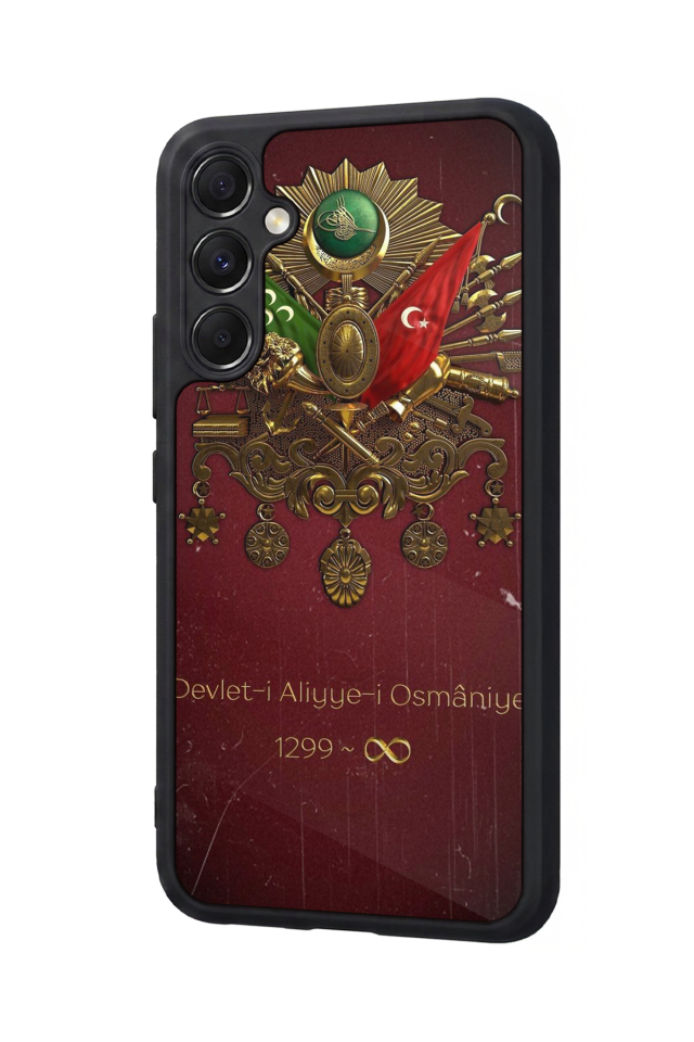 Samsung Galaxy M34 Uyumlu Osmanli Tugrasi Tasarımlı Glossy Premium Kılıf