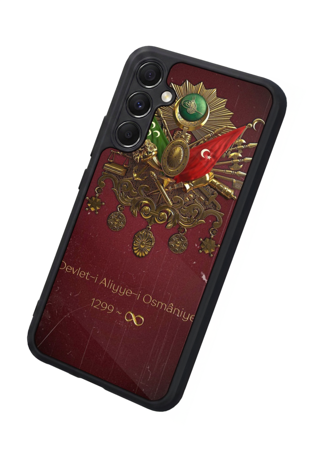 Samsung Galaxy M34 Uyumlu Osmanli Tugrasi Tasarımlı Glossy Premium Kılıf