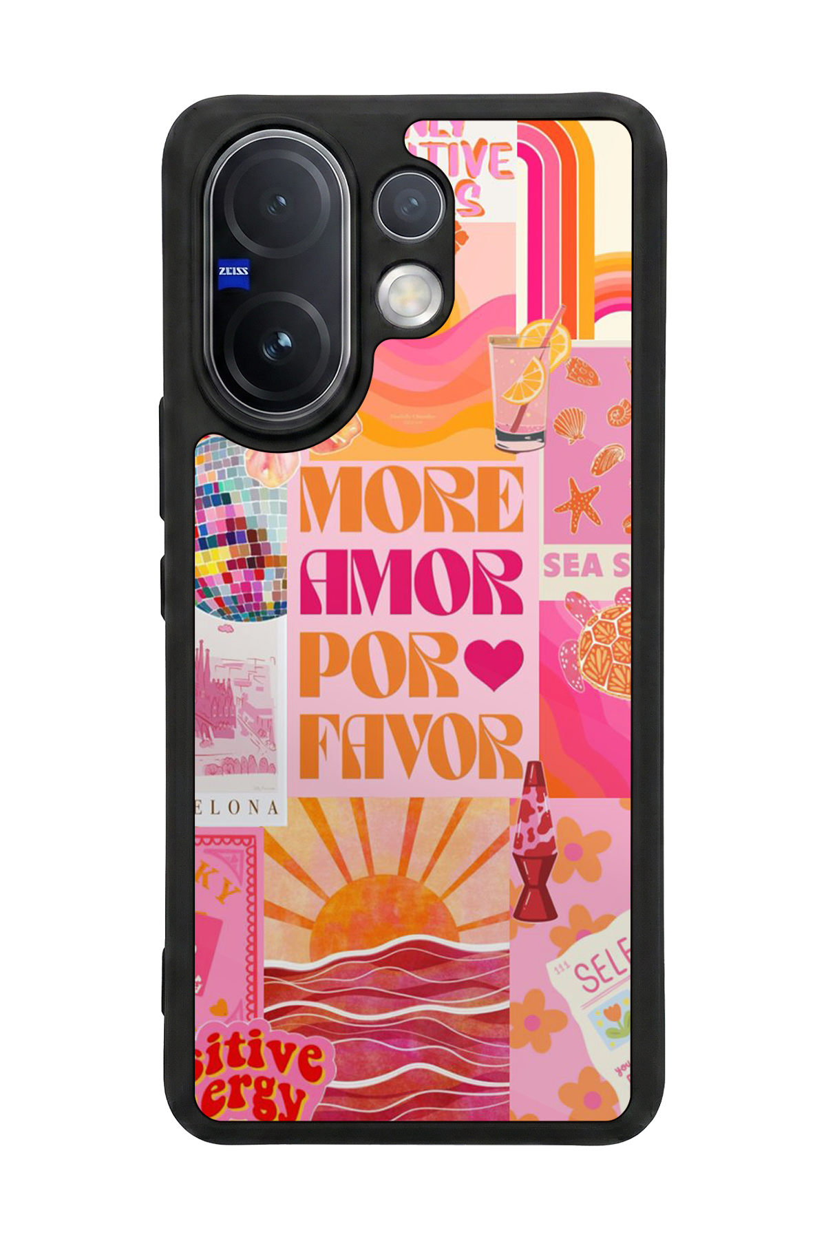 Vivo V60 Uyumlu Poster Tasarımlı Glossy Premium Kılıf