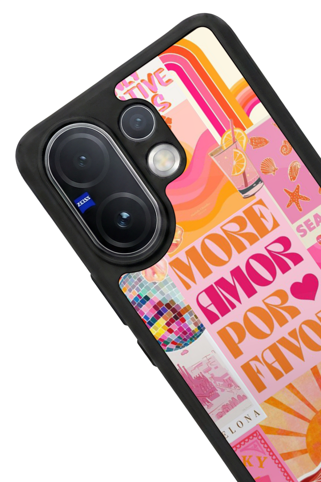 Vivo V60 Uyumlu Poster Tasarımlı Glossy Premium Kılıf