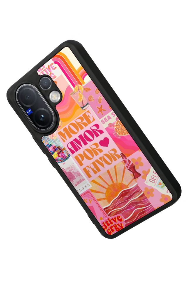 Vivo V60 Uyumlu Poster Tasarımlı Glossy Premium Kılıf