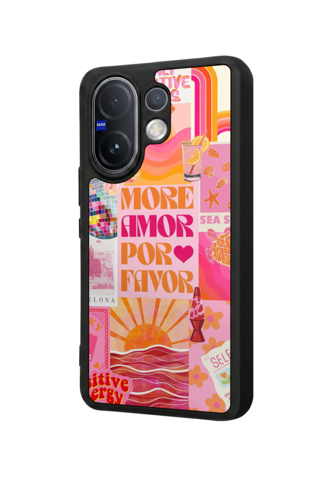 Vivo V60 Uyumlu Poster Tasarımlı Glossy Premium Kılıf
