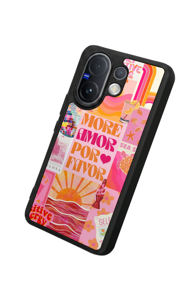 Vivo V60 Uyumlu Poster Tasarımlı Glossy Premium Kılıf