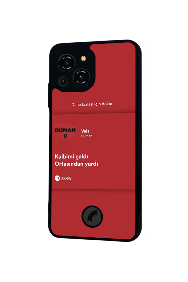 Reeder S23 Pro Max Uyumlu Sarki Sozleri Tasarımlı Glossy Premium Kılıf