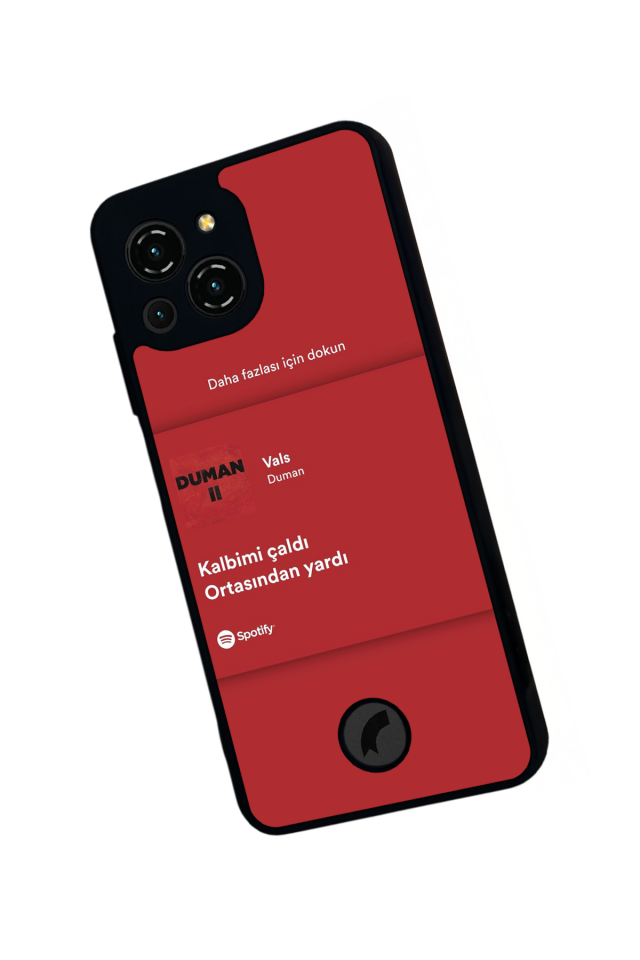 Reeder S23 Pro Max Uyumlu Sarki Sozleri Tasarımlı Glossy Premium Kılıf