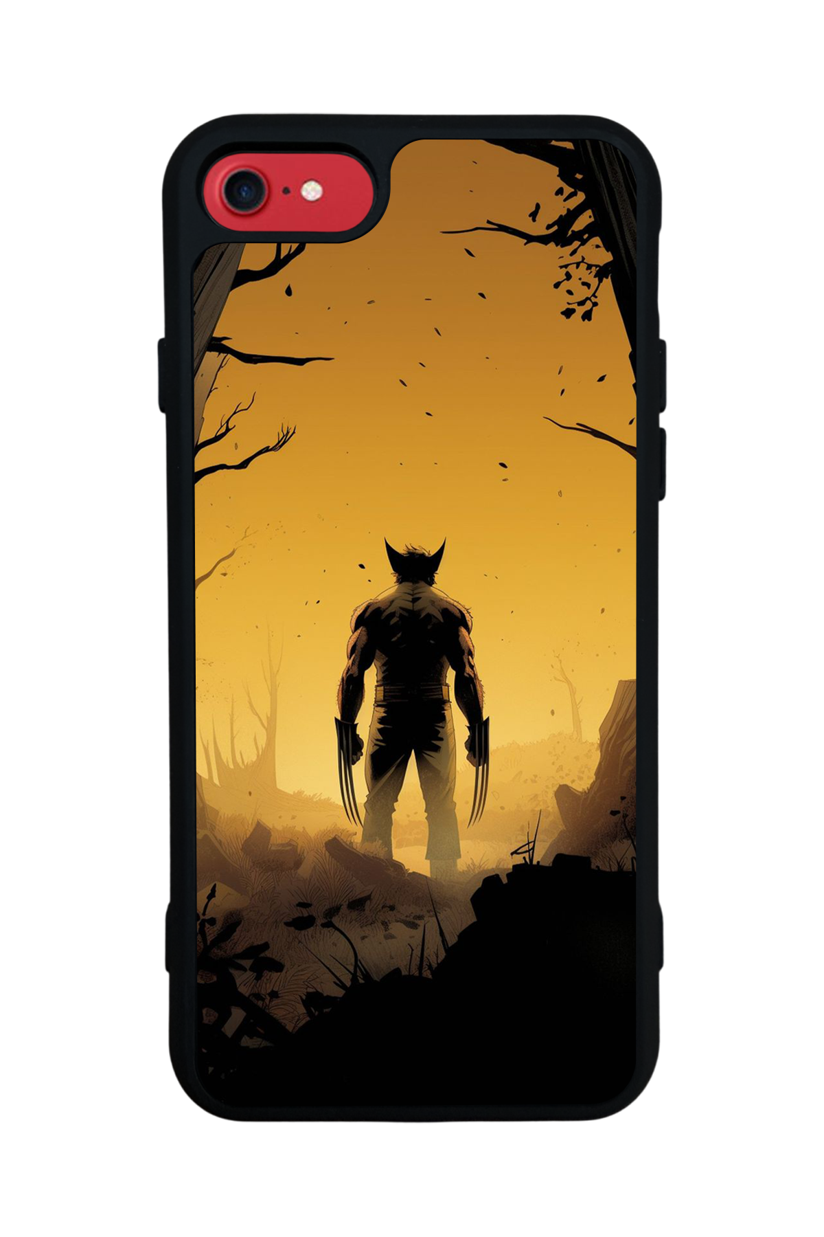 iPhone 8 Uyumlu Wolverine Tasarımlı Glossy Premium Kılıf