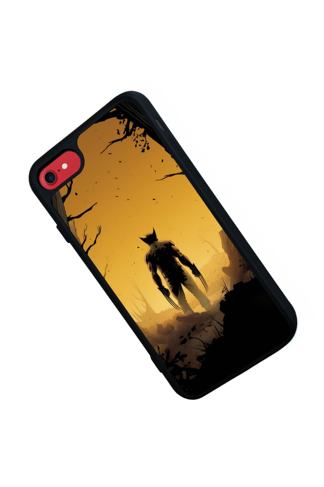 iPhone 8 Uyumlu Wolverine Tasarımlı Glossy Premium Kılıf