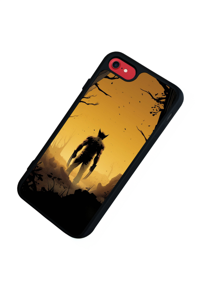 iPhone 8 Uyumlu Wolverine Tasarımlı Glossy Premium Kılıf