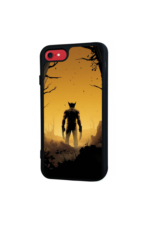 iPhone 8 Uyumlu Wolverine Tasarımlı Glossy Premium Kılıf