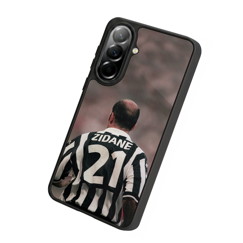 Samsung Galaxy A57 Uyumlu Zidane Tasarımlı Glossy Premium Kılıf