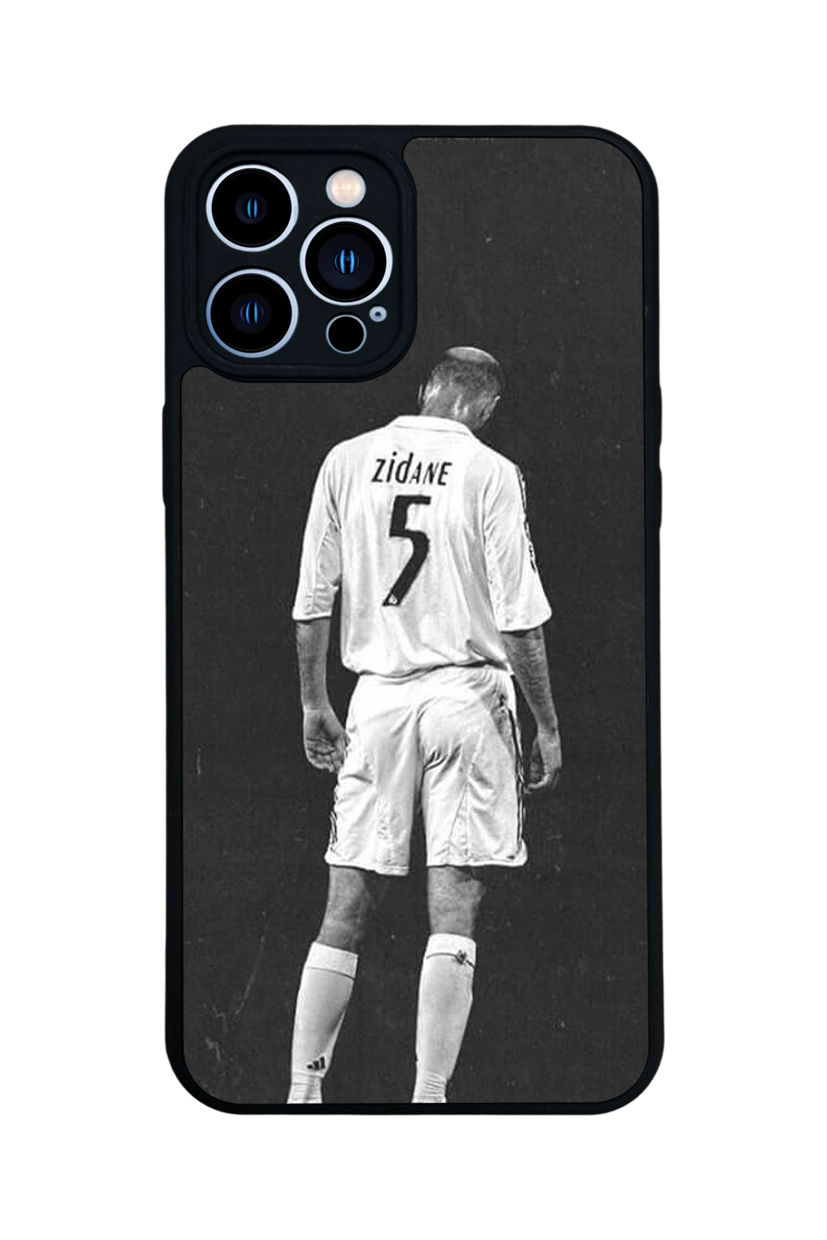 iPhone 12 Pro Max Uyumlu Zidane Tasarımlı Glossy Premium Kılıf