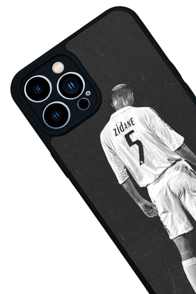 iPhone 12 Pro Max Uyumlu Zidane Tasarımlı Glossy Premium Kılıf