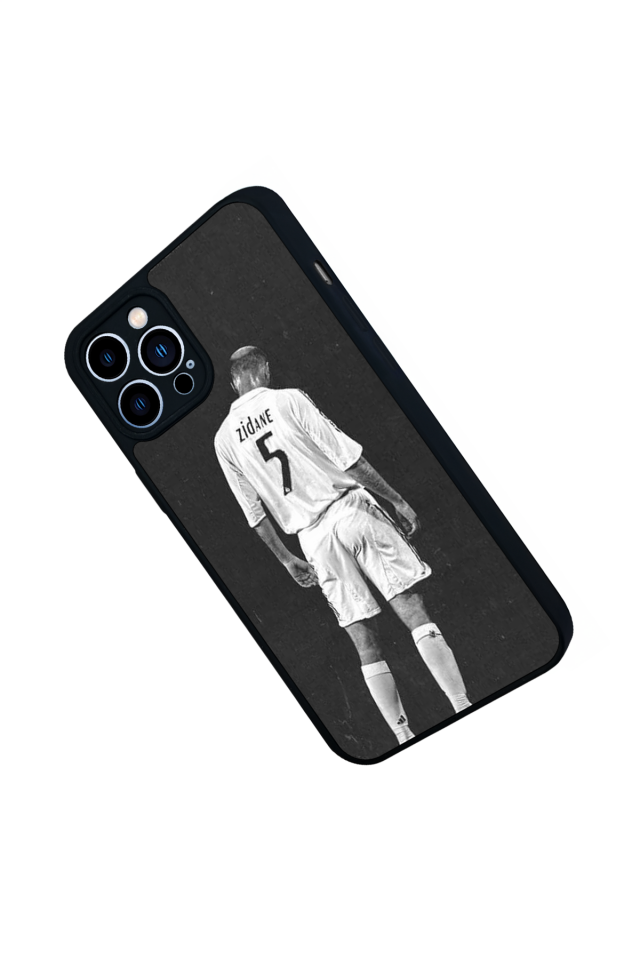 iPhone 12 Pro Max Uyumlu Zidane Tasarımlı Glossy Premium Kılıf