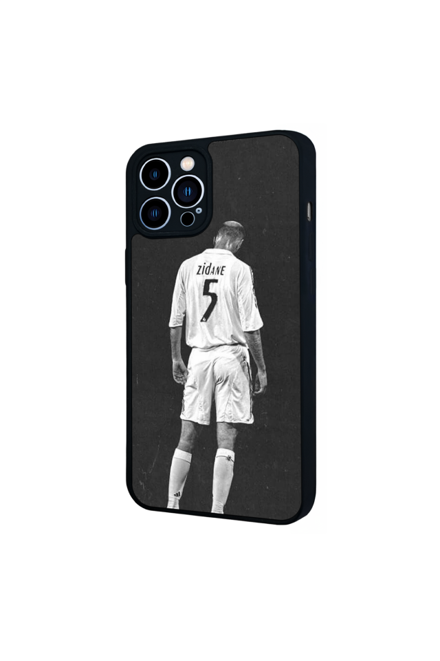 iPhone 12 Pro Max Uyumlu Zidane Tasarımlı Glossy Premium Kılıf