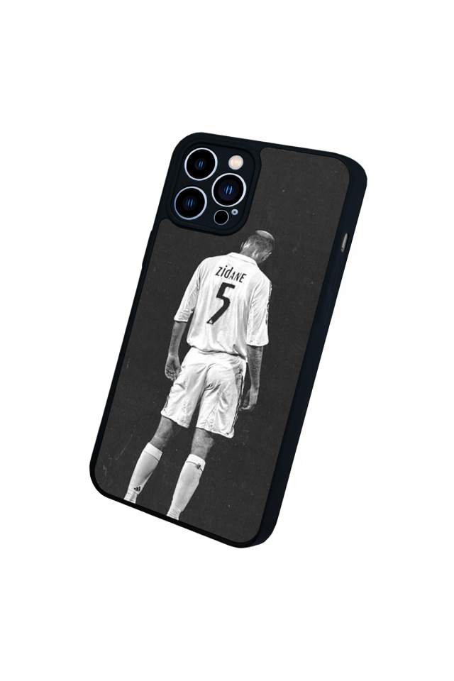 iPhone 12 Pro Max Uyumlu Zidane Tasarımlı Glossy Premium Kılıf