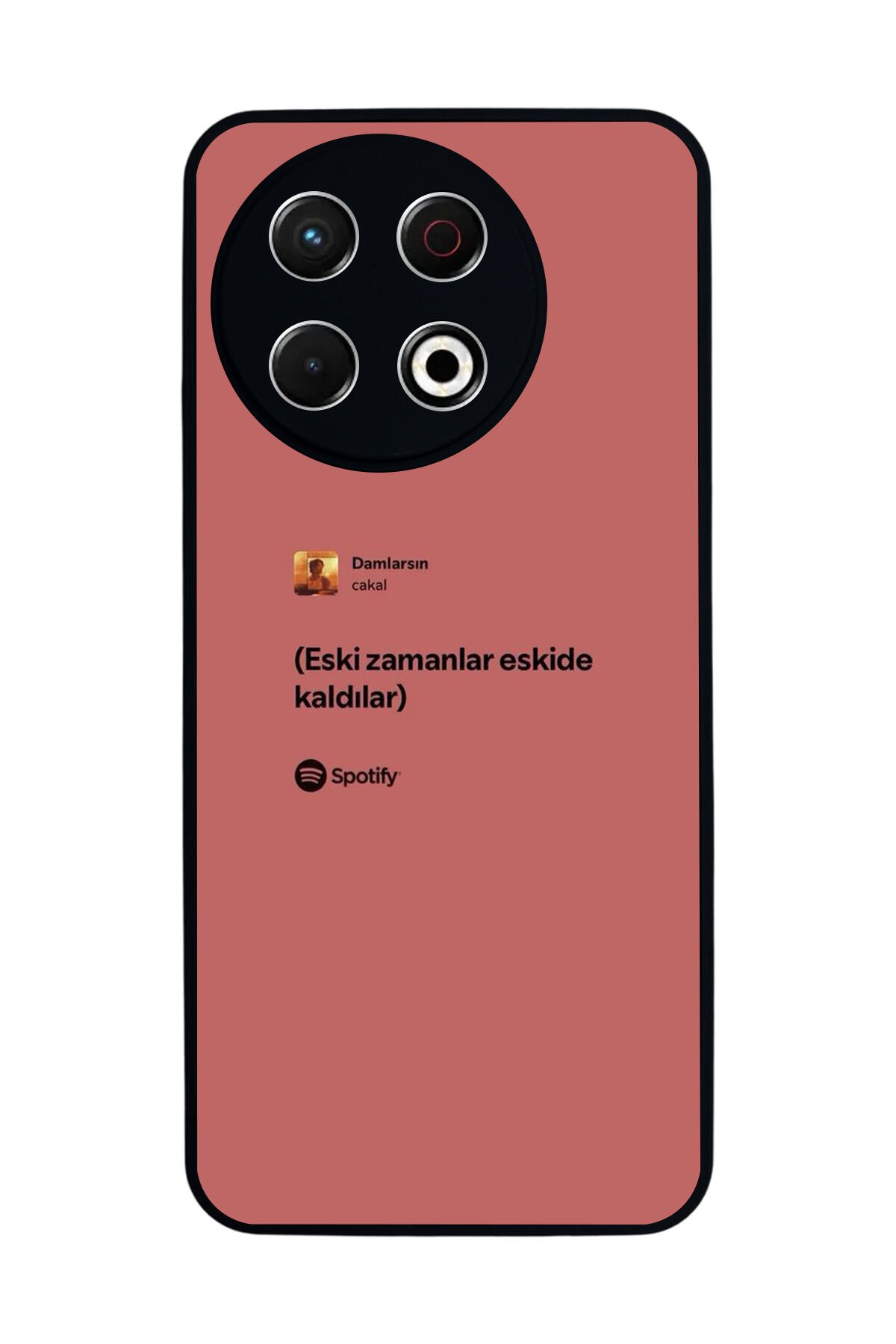 Tecno Spark 30 Pro Uyumlu Sarki Sozleri Tasarımlı Glossy Premium Kılıf